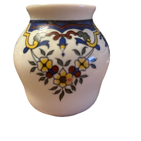 Vintage Moutarde Bocquet Yvetot 1735 French Mustard Jar Pot Lid And Utensil - Picture 5 of 8